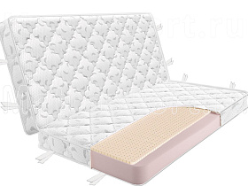 Складной матрас Lonax Comfort 2 книжка купить в Москве с доставкой в интернет магазине МатрасПорт