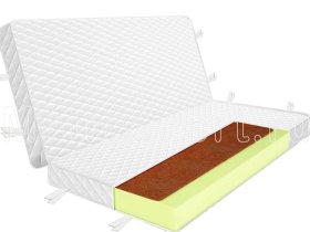 Складной матрас Lonax Roll Cocos Eco книжка купить в Москве с доставкой в интернет магазине МатрасПорт