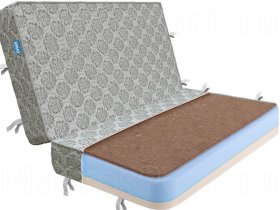 Складной матрас Dimax СМ Флекс Кокос-14 книжка
