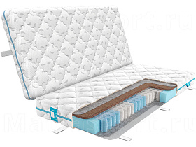 Складной матрас Promtex Soft Cocos книжка