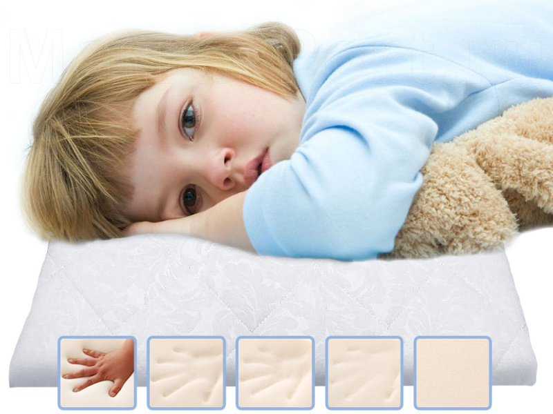 Детская подушка Промтекс-Ориент Memory 3+ Белая с памятью формы