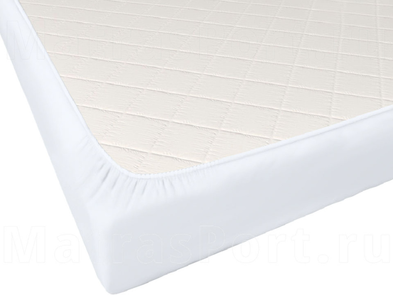 Простыня на резинке Promtex White
