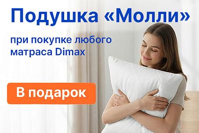 1 подушка Dimax Молли в подарок